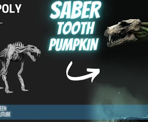 Saber-Tooth Pumpkin High Poly ZTL & FBX
