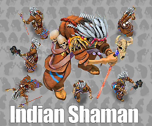 2D Indian Shaman