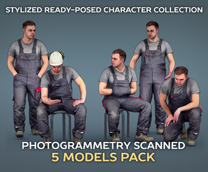 Foreman in Overalls model pack