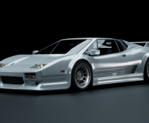80s 90s generic facelifted supercar