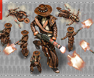2D Cowboy with Shotgun
