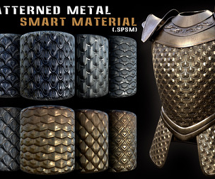 372 Patterned Metal Smart Material - Vol.15