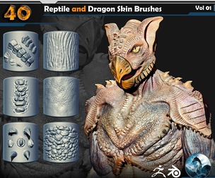 40 Reptile and Dragon Skin Alphas Vol 01