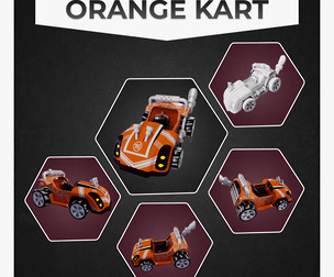 Orange kart