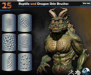 25 Reptile and Dragon Skin Alphas Vol 06