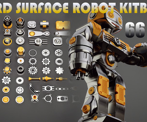Hard Surface Robot Kitbash