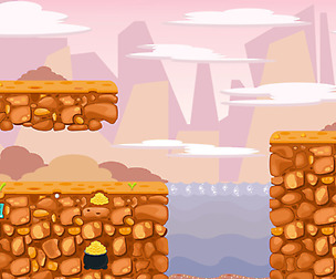 2D Vector Platformer Dry Land Pack
