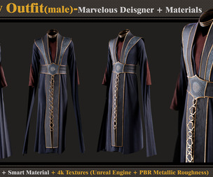 Fantasy Outfit-Models+Materials