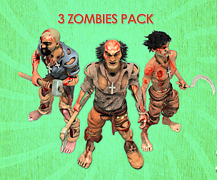 3 Zombies Pack