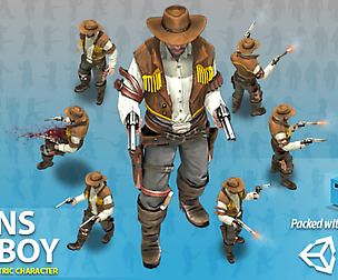 COWBOY WITH 2 GUNS