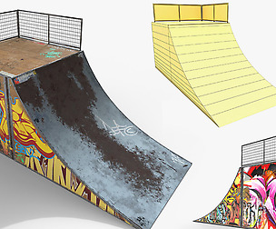 Small Skate Ramp PBR