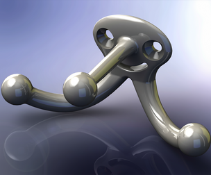 Plastic Triple Coat Hook