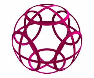 Wireframe Shape Geometric Petanque Ball
