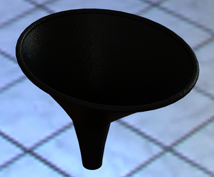 Plastic Oval Shaped Funnel