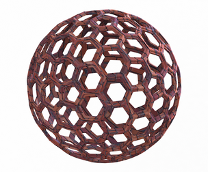 Wireframe Shape Geometric Honeycomb Sphere