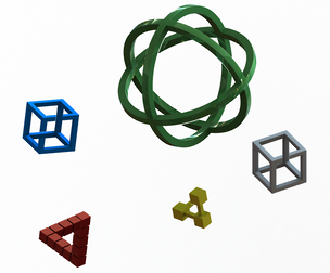 Impossible Objects by MC Escher