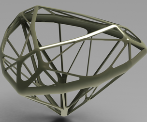 Wireframe Shape Trillion Cut Diamond