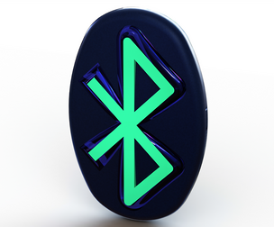 3D Art Bluetooth Logo