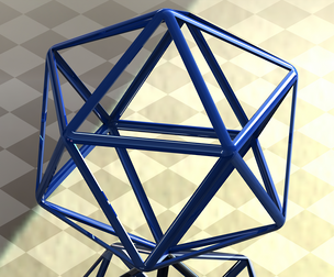 Wireframe Icosahedron