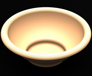 5 Litre Capacity- 30cm Round Plastic Bowl