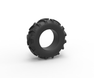 Tractor tire 24 Scale 1:25