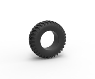 Tractor tire 25 Scale 1:25