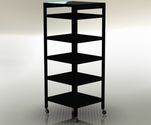 Aluminum Mobile Utility Rack