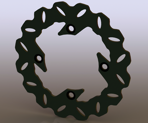 Arashi Rear Brake Disc Rotors