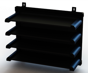 Aluminum Adjustable Shelf - Wall Mounted