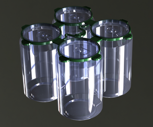 PP Plastic Can Carrier 4-pack