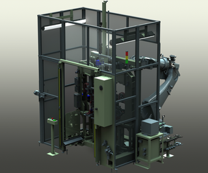 Spot Welding Machine of Crossmember Sub-Assy