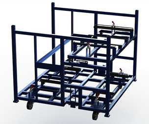 Stacking Rack Trolley of Car Seat