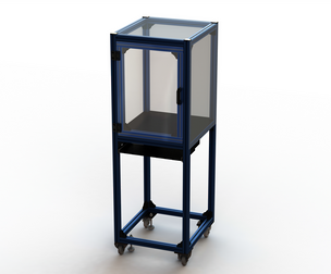 Aluminum Enclosed Workstation WL56