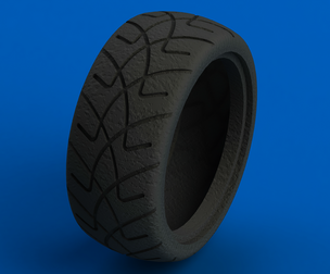 X-Pattern Radial Tires 26 mm