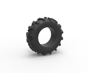 Tractor tire 26 Scale 1:25
