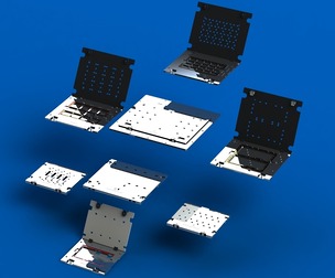 Standard Aluminium PCB Router Fixture
