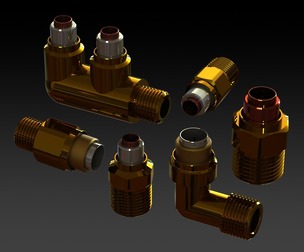 Brass Truck Fittings Set