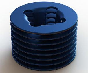 Aluminum Cooling Head for RC Cars