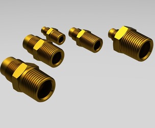 Parker Male Connector 48F Series