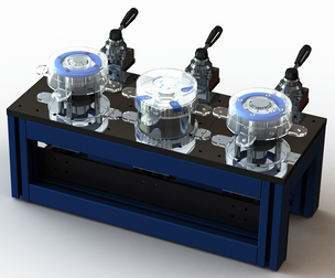Air Gauge Station for Measuring Internal Diameters
