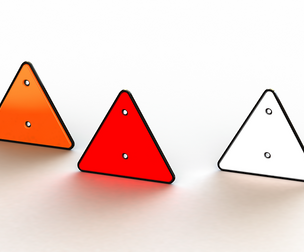 Trailer Triangle Reflectors