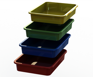 Rectangular Plastic Tray 30 Cms X 40 Cms X 8 Cms