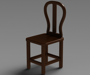 Teak Classic Backrest Dining Chair