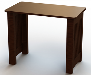 Solid Wood Writing Desk