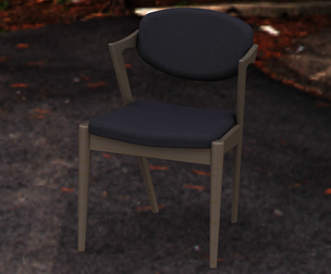 Flap Back Fabric Chair