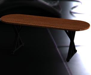 Aluminum X-Frame Table