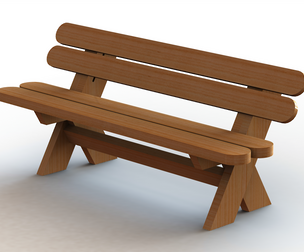 Outdoor Chair with Backrest