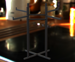 Aluminium Coat Rack