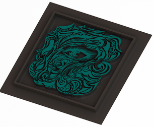 3D Art Surface Modeling - Catch Eyes