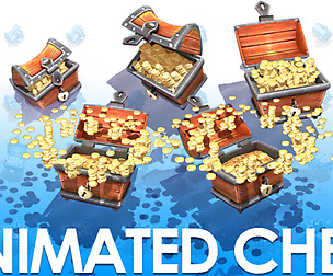 2D GOLD CHEST